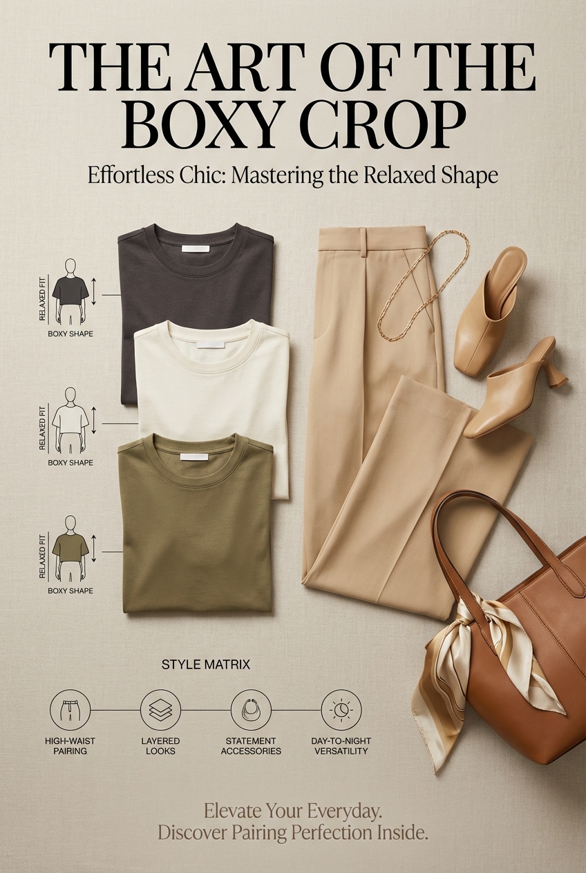 Cropped Tees With Relaxed Boxy Shapes - photo 3