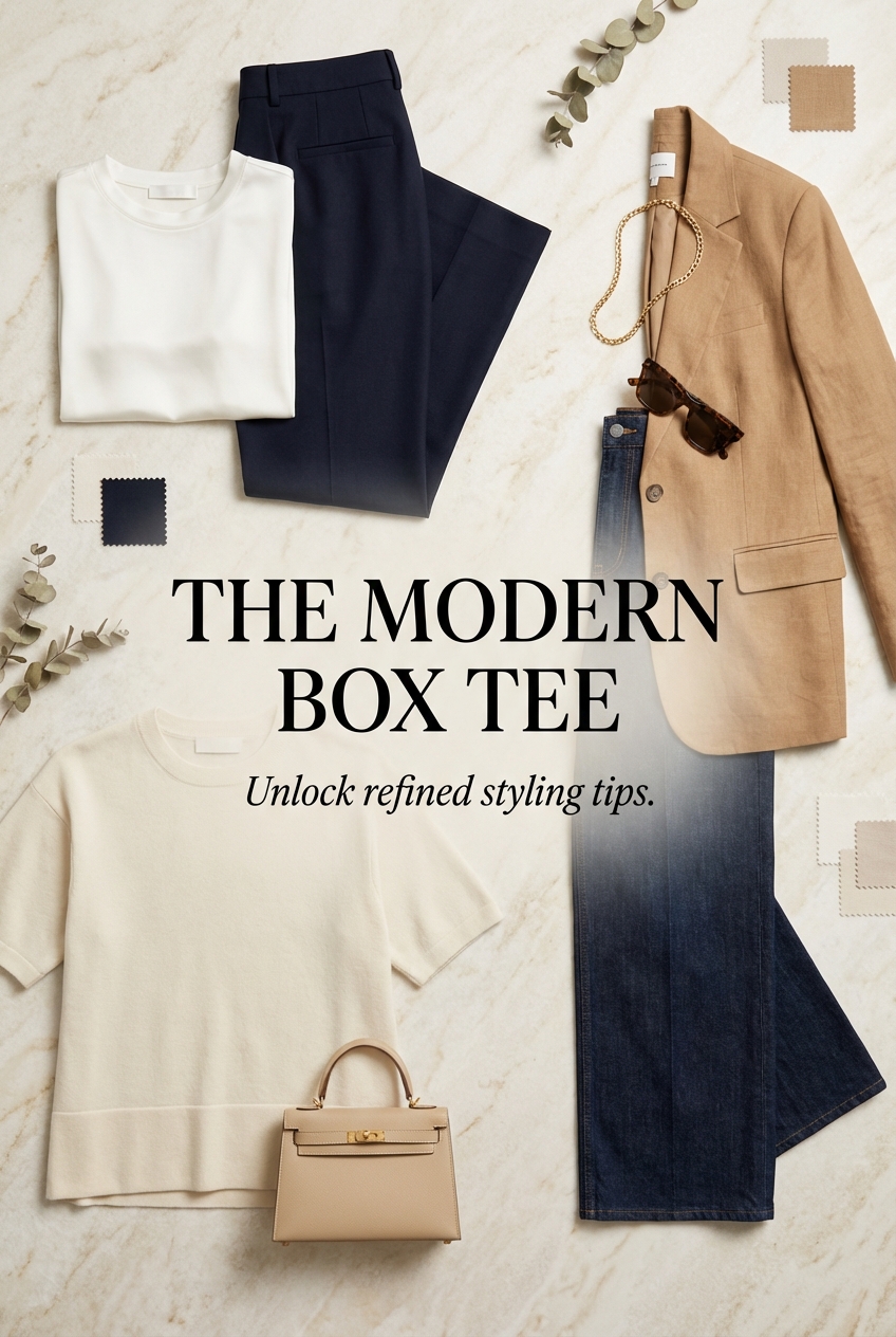 Cropped Tees With Relaxed Boxy Shapes - photo 4