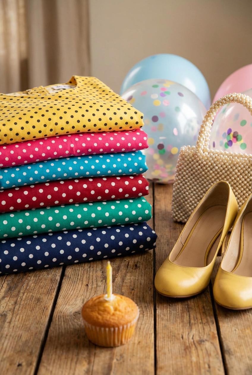 Playful Polka Dot Dresses For Retro Birthday Parties Embracing Whimsy And Nostalgia