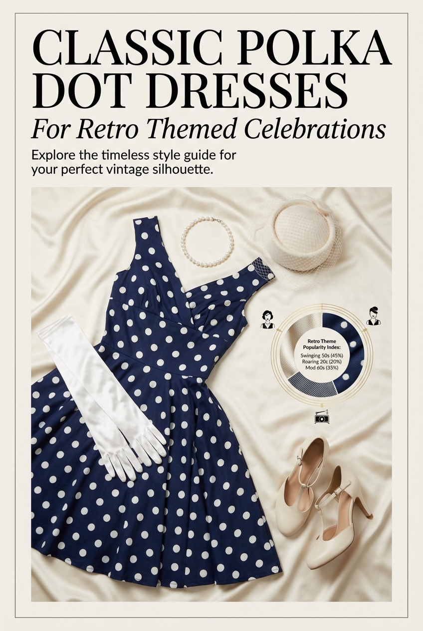 Classic Polka Dot Dresses For Retro Themed Celebrations - photo 3
