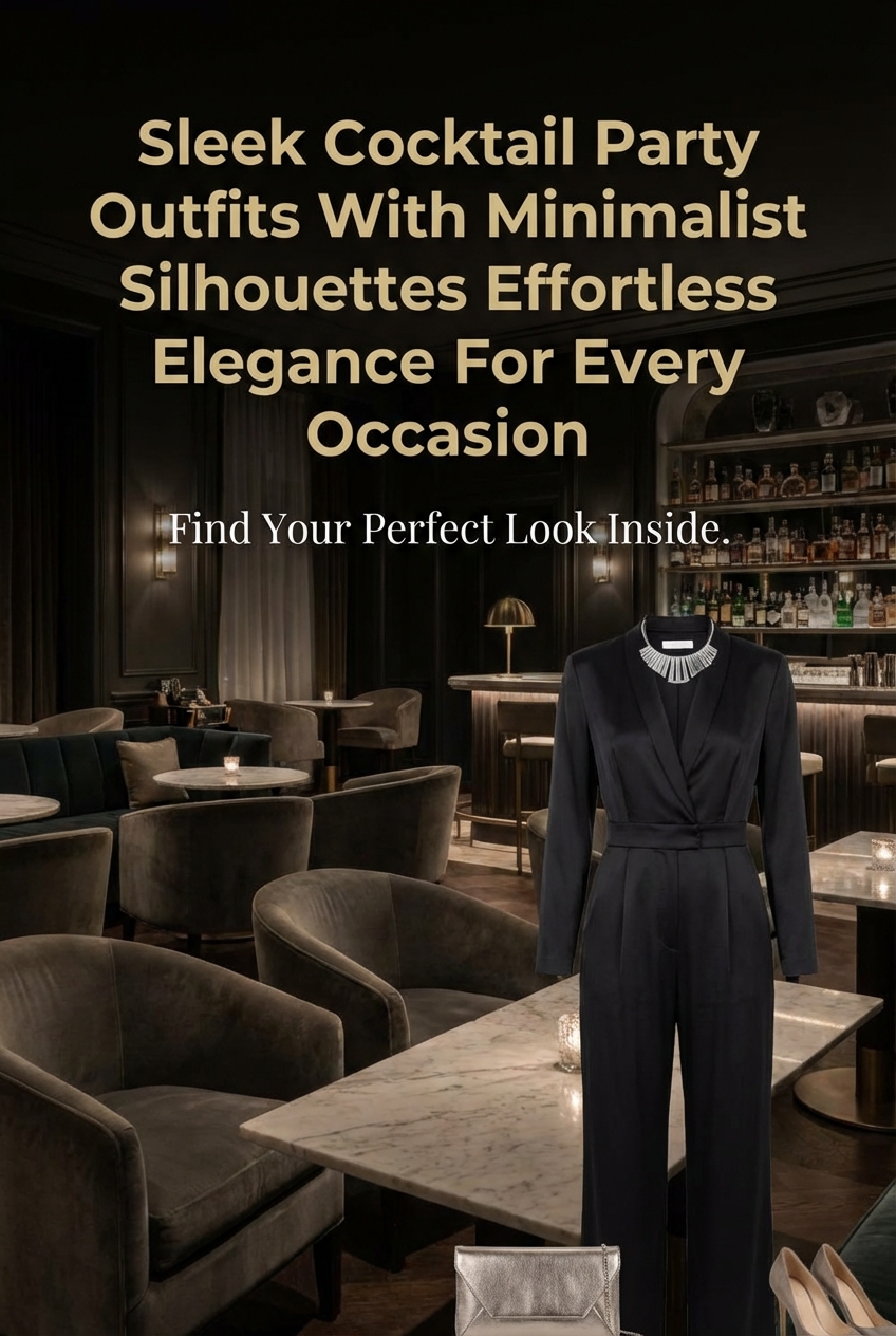 Sleek Cocktail Party Outfits With Minimalist Silhouettes Effortless Elegance For Every Occasion - photo 2