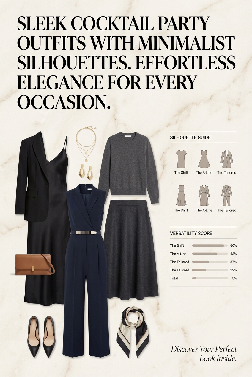 Sleek Cocktail Party Outfits With Minimalist Silhouettes Effortless Elegance For Every Occasion - photo 3