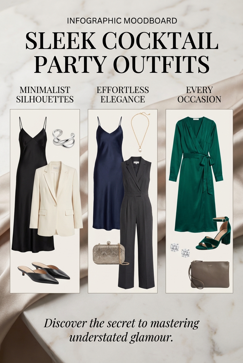 Sleek Cocktail Party Outfits With Minimalist Silhouettes Effortless Elegance For Every Occasion - photo 4