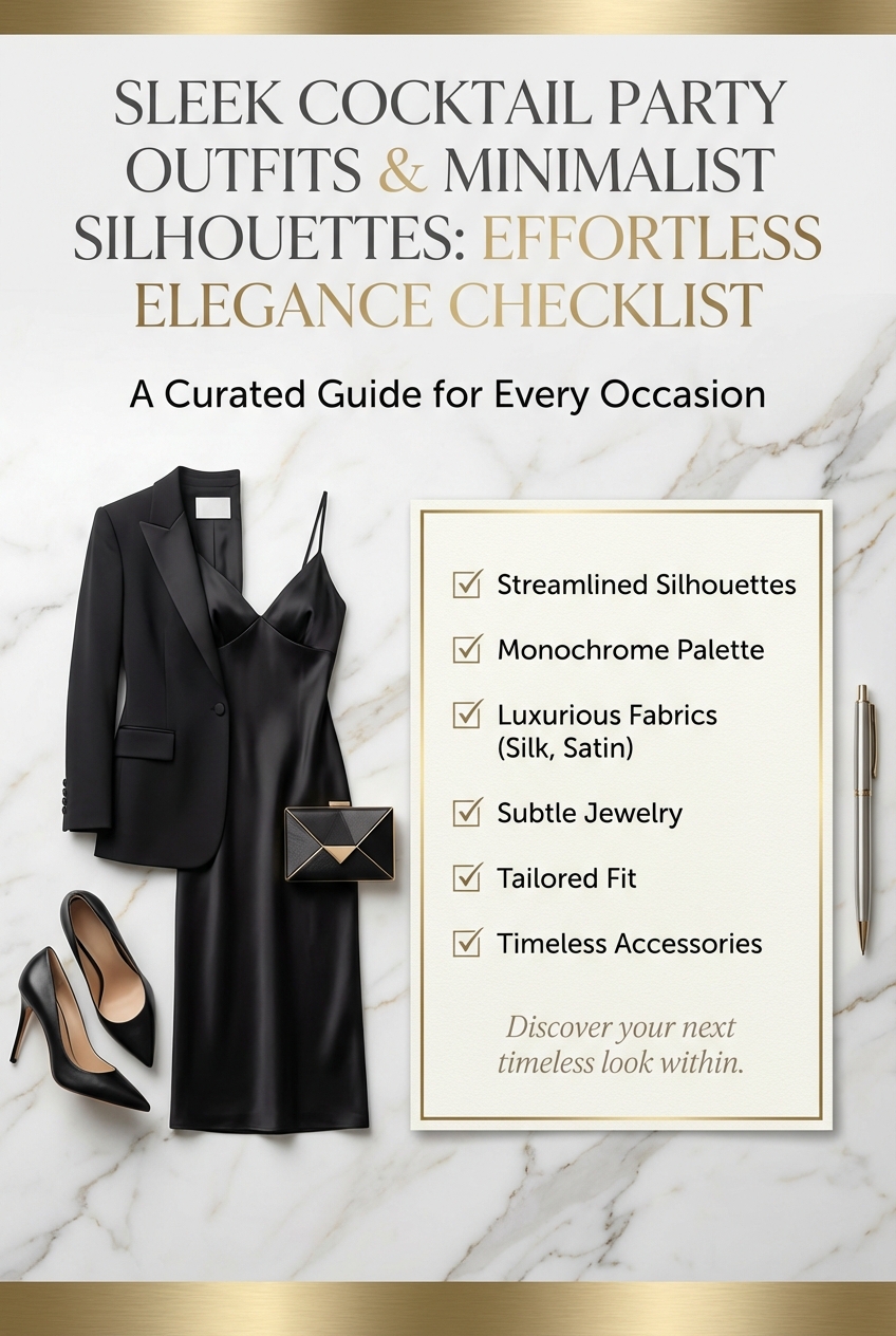 Sleek Cocktail Party Outfits With Minimalist Silhouettes Effortless Elegance For Every Occasion - photo 5