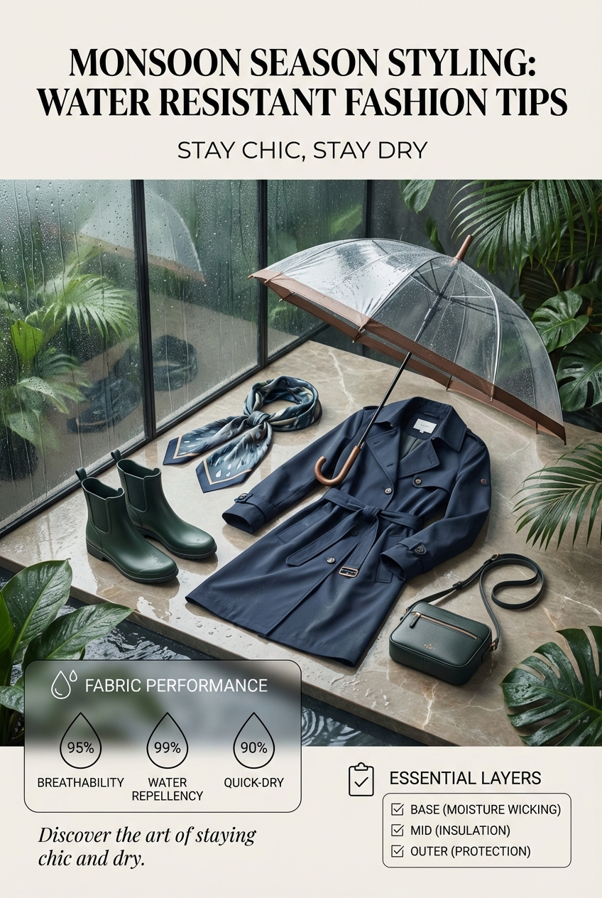 Monsoon Season Styling Water Resistant Fashion Tips - photo 3