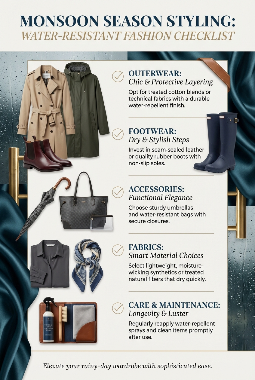 Monsoon Season Styling Water Resistant Fashion Tips - photo 5