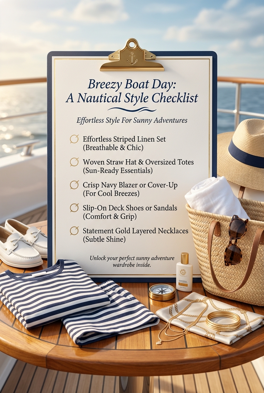 Breezy Boat Day Outfits With Nautical Stripes Effortless Style For Sunny Adventures - photo 5