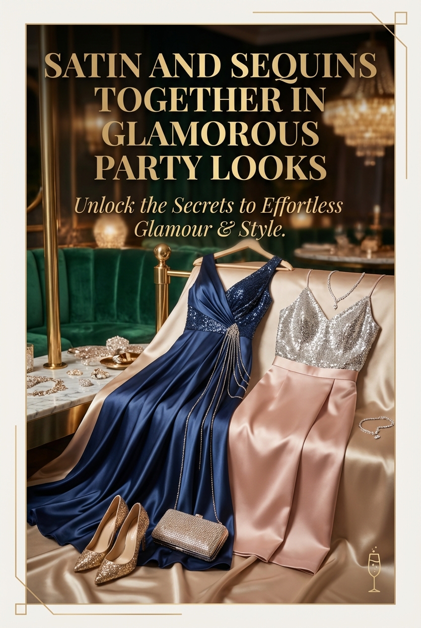 Satin And Sequins Together In Glamorous Party Looks - photo 2