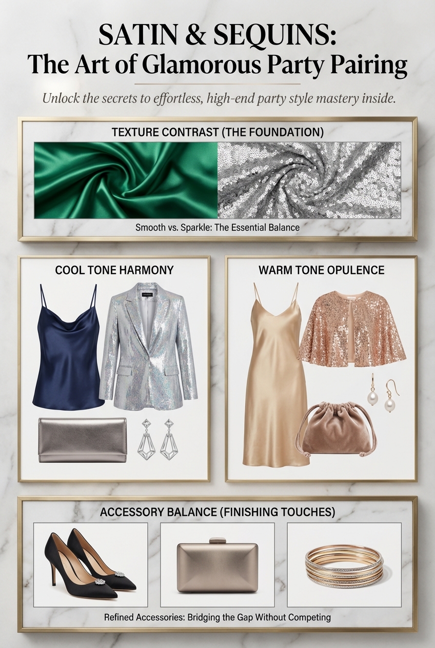 Satin And Sequins Together In Glamorous Party Looks - photo 4