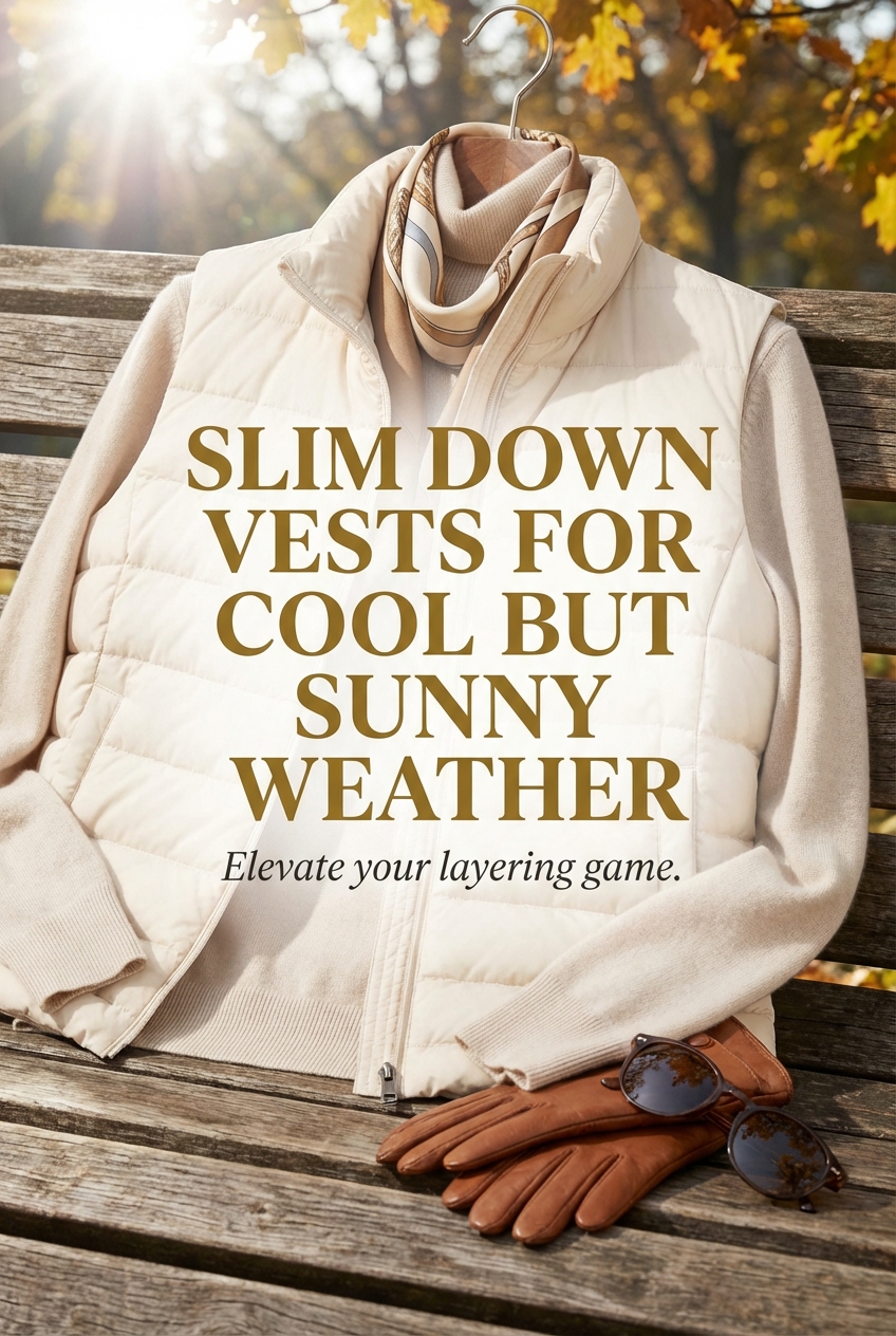 Slim Down Vests For Cool But Sunny Weather - photo 2