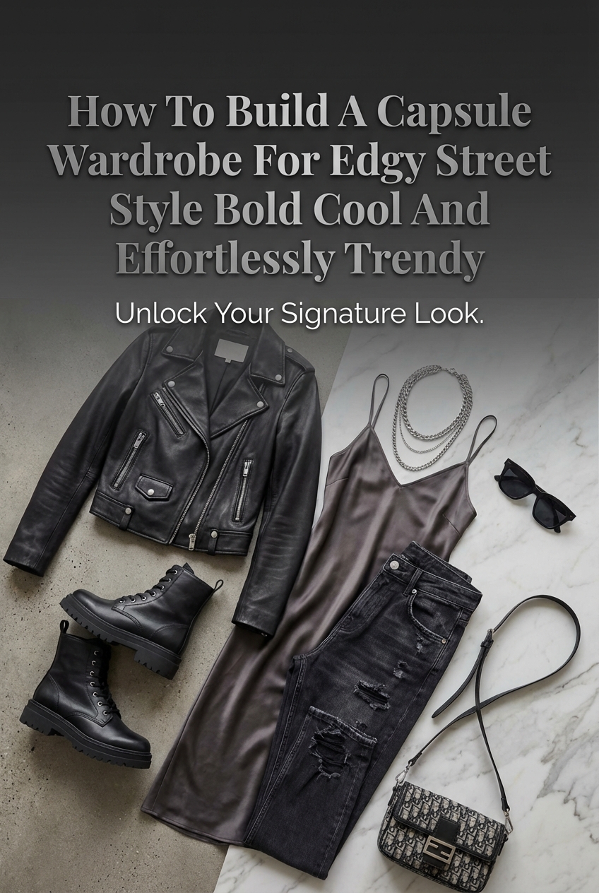 How To Build A Capsule Wardrobe For Edgy Street Style Bold Cool And Effortlessly Trendy - photo 2