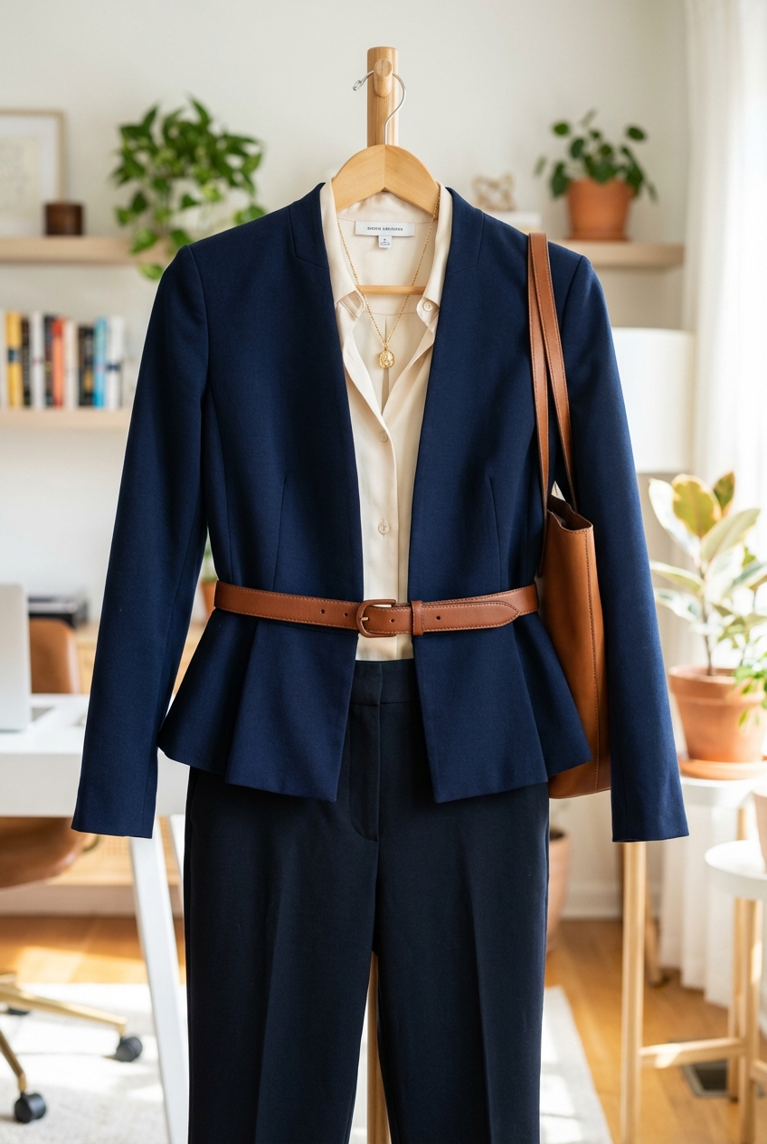 Structured Blazers With A Feminine Peplum Silhouette A Timeless Power Piece