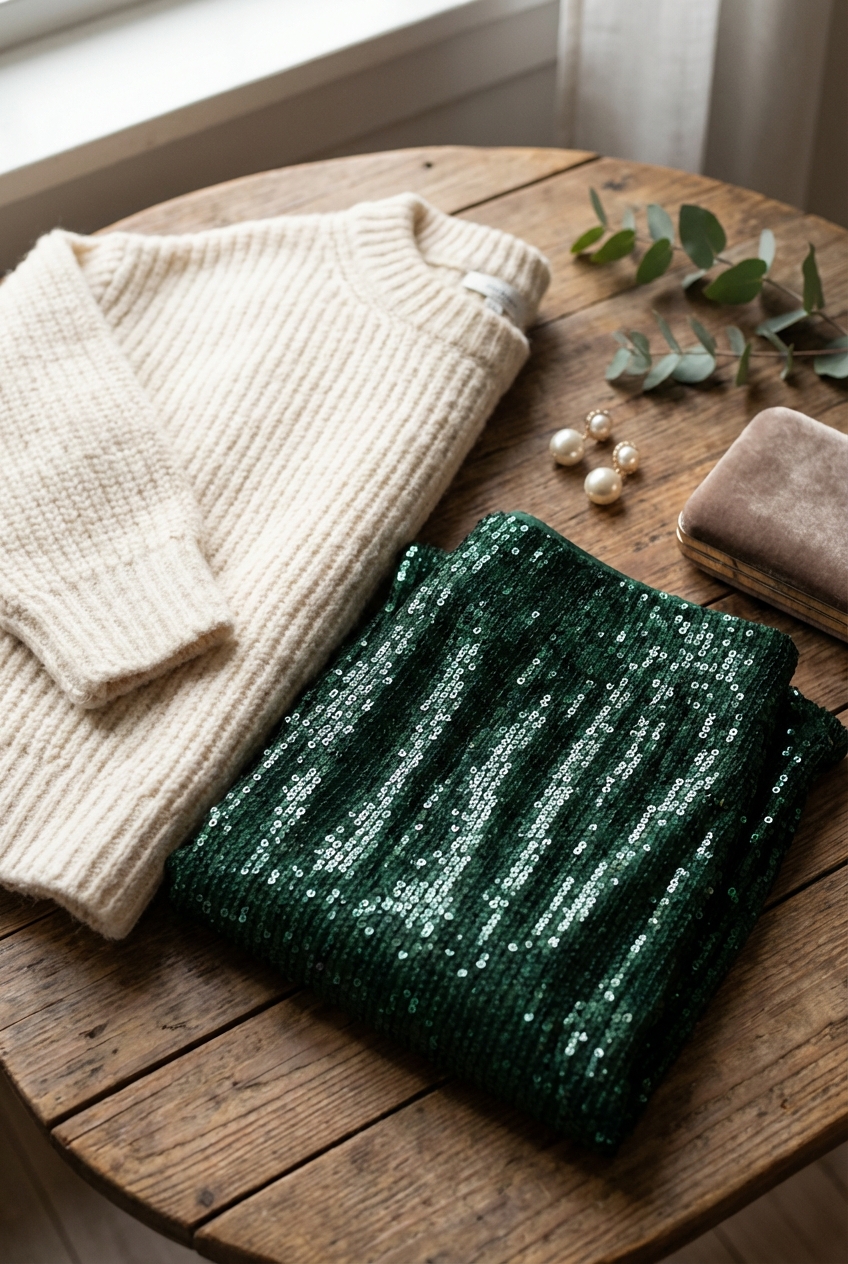 Wool And Sequins For Chic Holiday Dresses Effortless Elegance With A Festive Touch