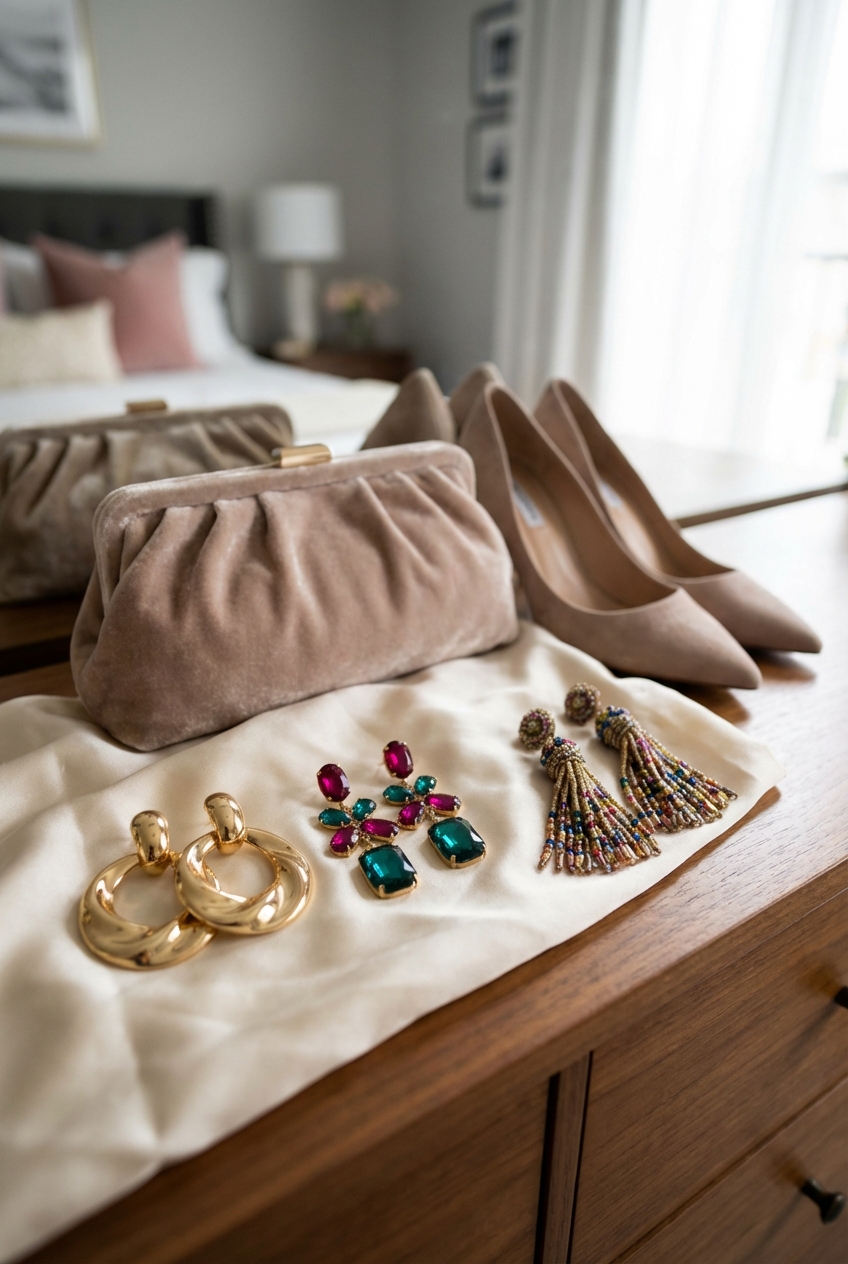 Bold Statement Earrings For Dressed Up Looks