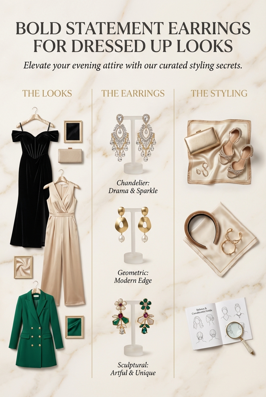 Bold Statement Earrings For Dressed Up Looks - photo 4