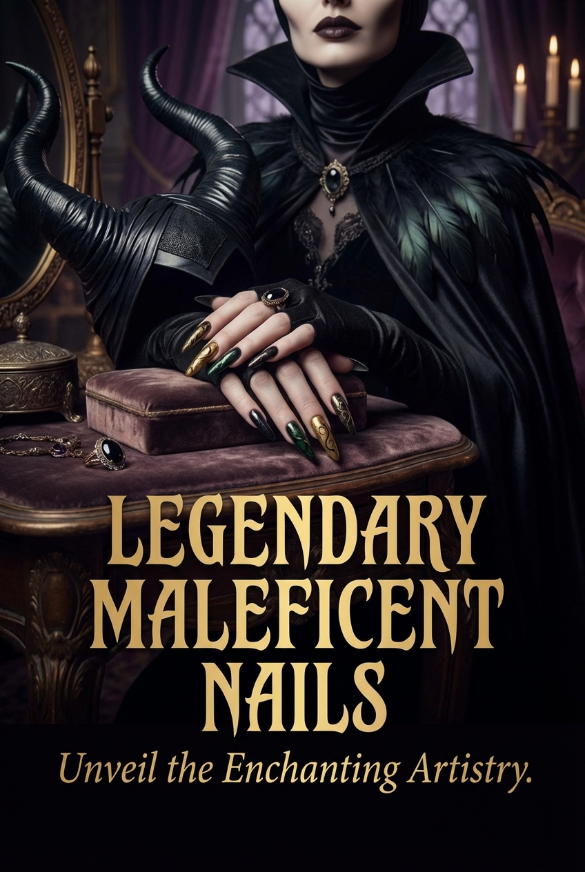 Legendary Maleficent Nails - photo 2