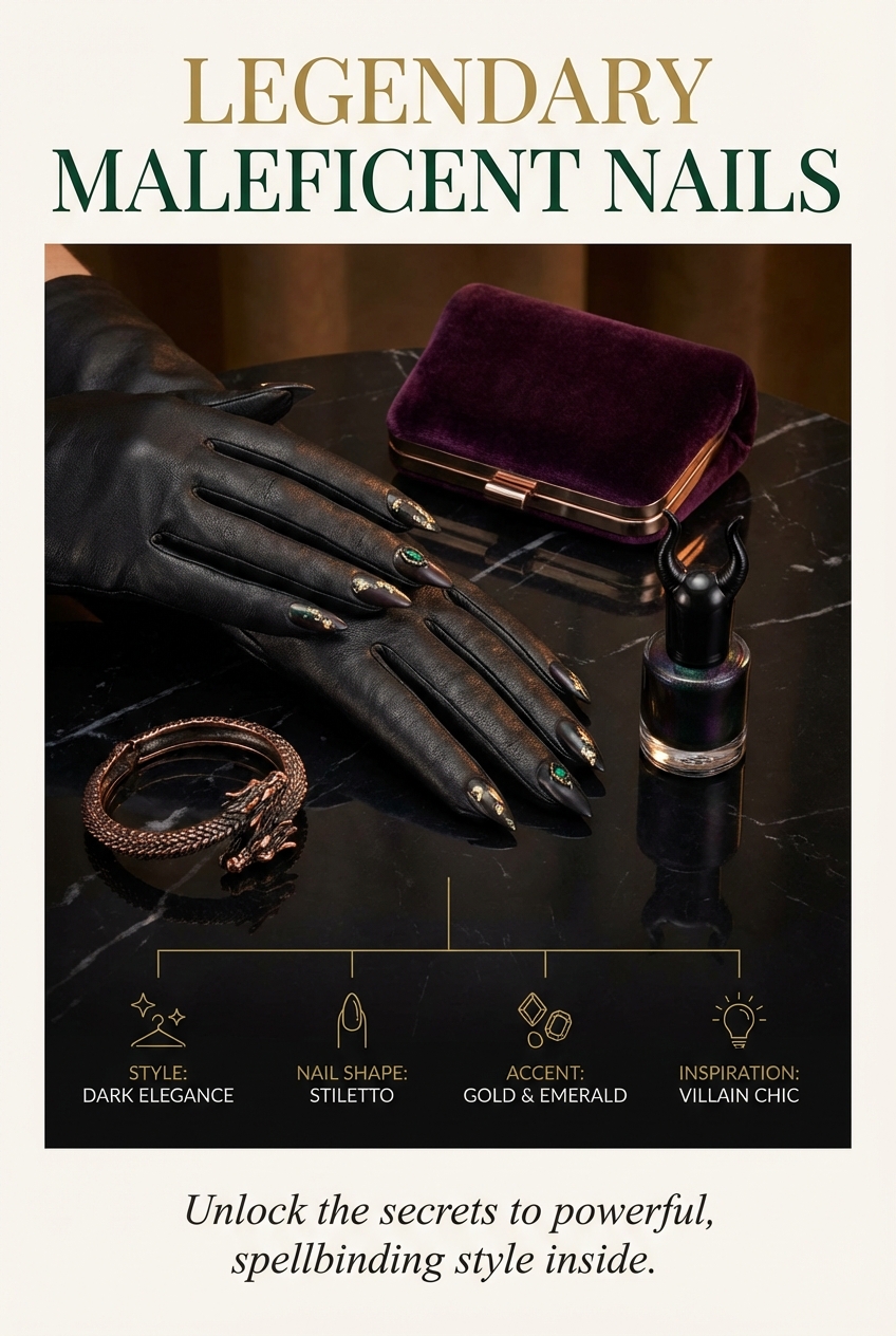 Legendary Maleficent Nails - photo 3