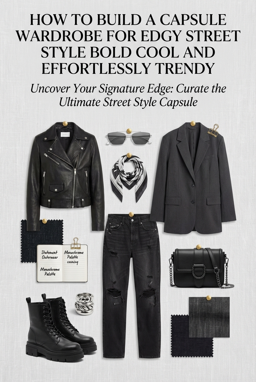 How To Build A Capsule Wardrobe For Edgy Street Style Bold Cool And Effortlessly Trendy - photo 4