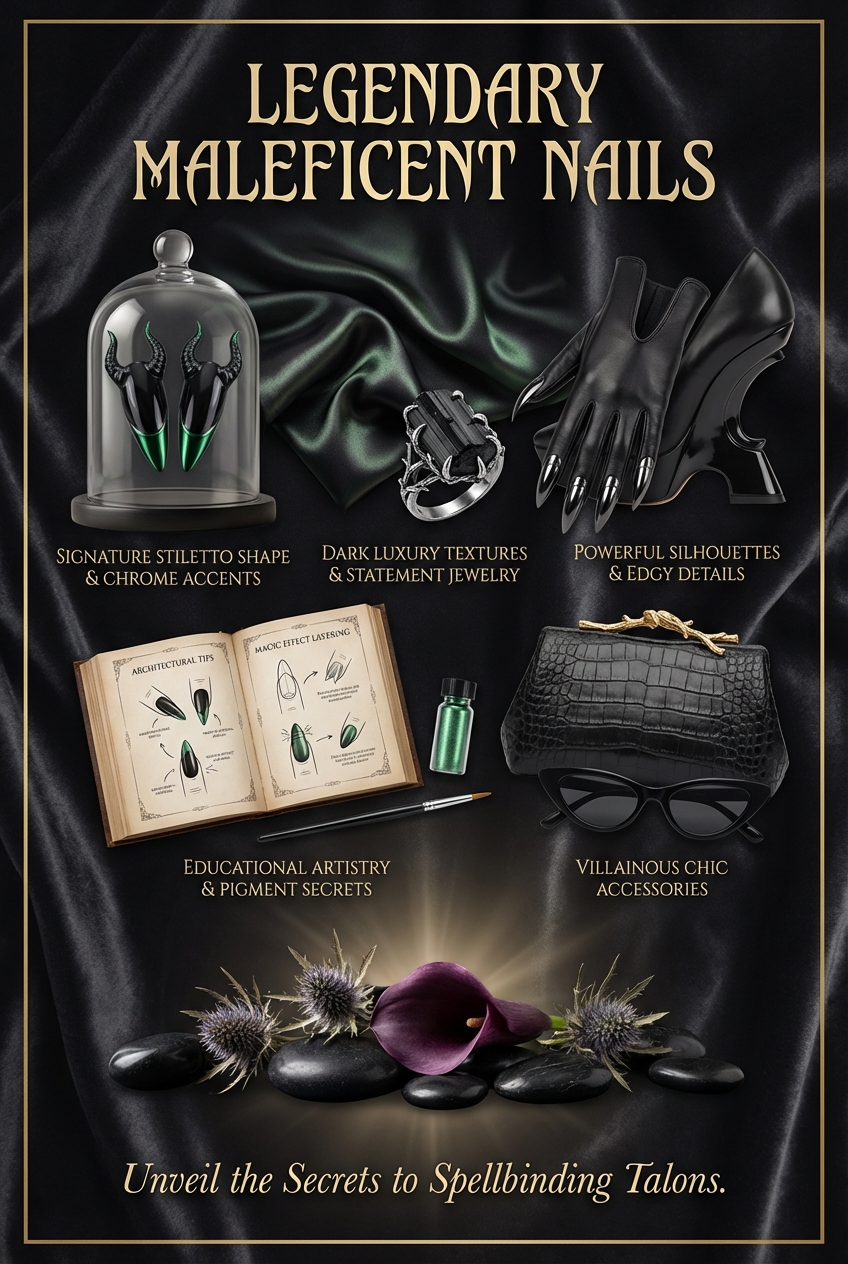 Legendary Maleficent Nails - photo 4