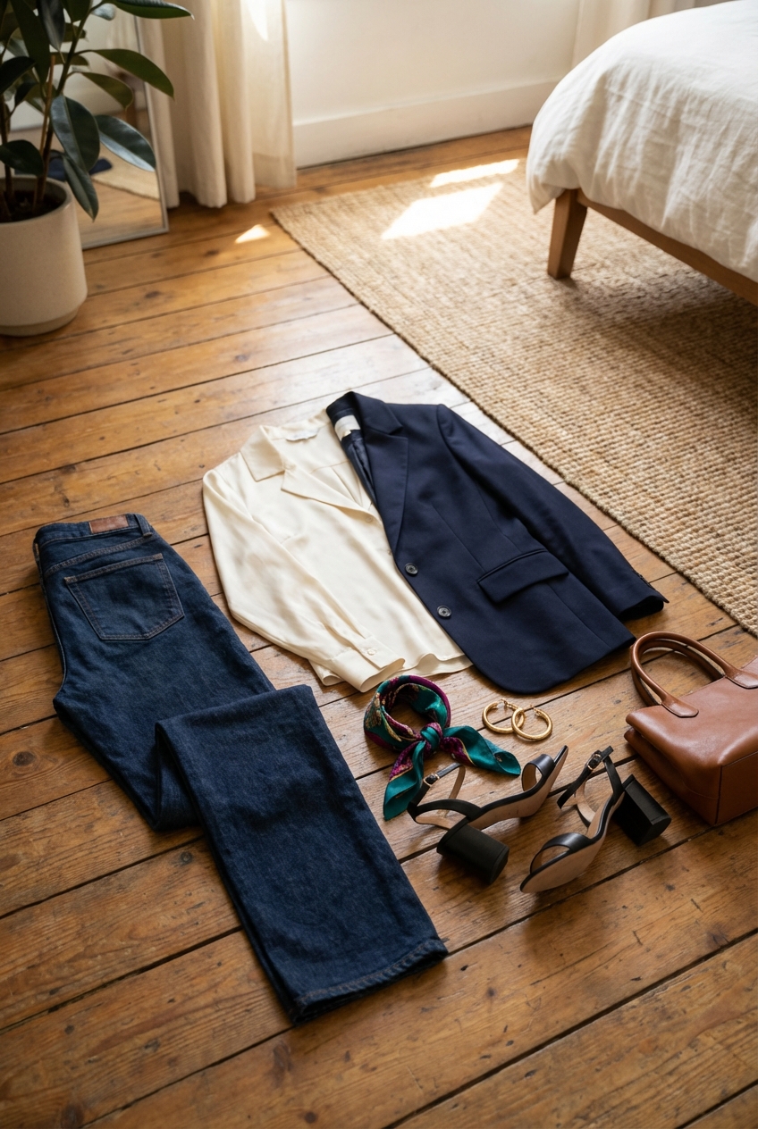Capsule Wardrobe Tips For Dressing Up Jeans
