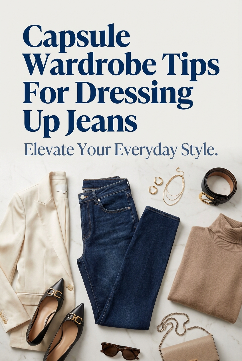 Capsule Wardrobe Tips For Dressing Up Jeans - photo 2