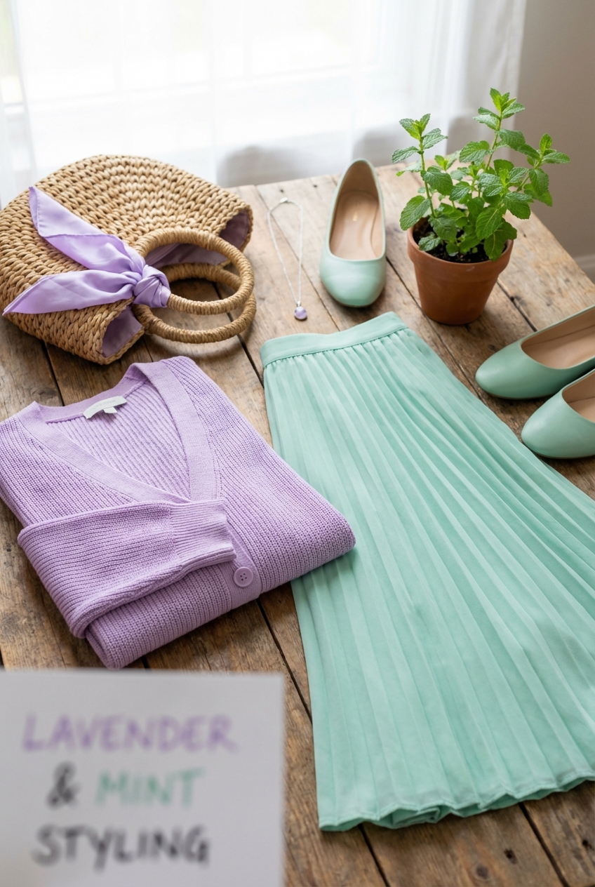 How To Match Lavender And Mint For A Dreamy Look