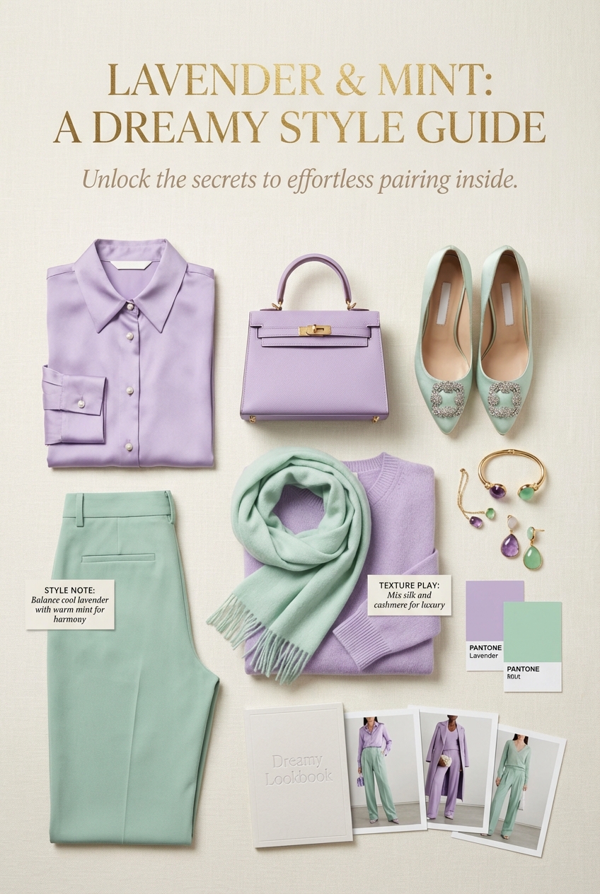 How To Match Lavender And Mint For A Dreamy Look - photo 4