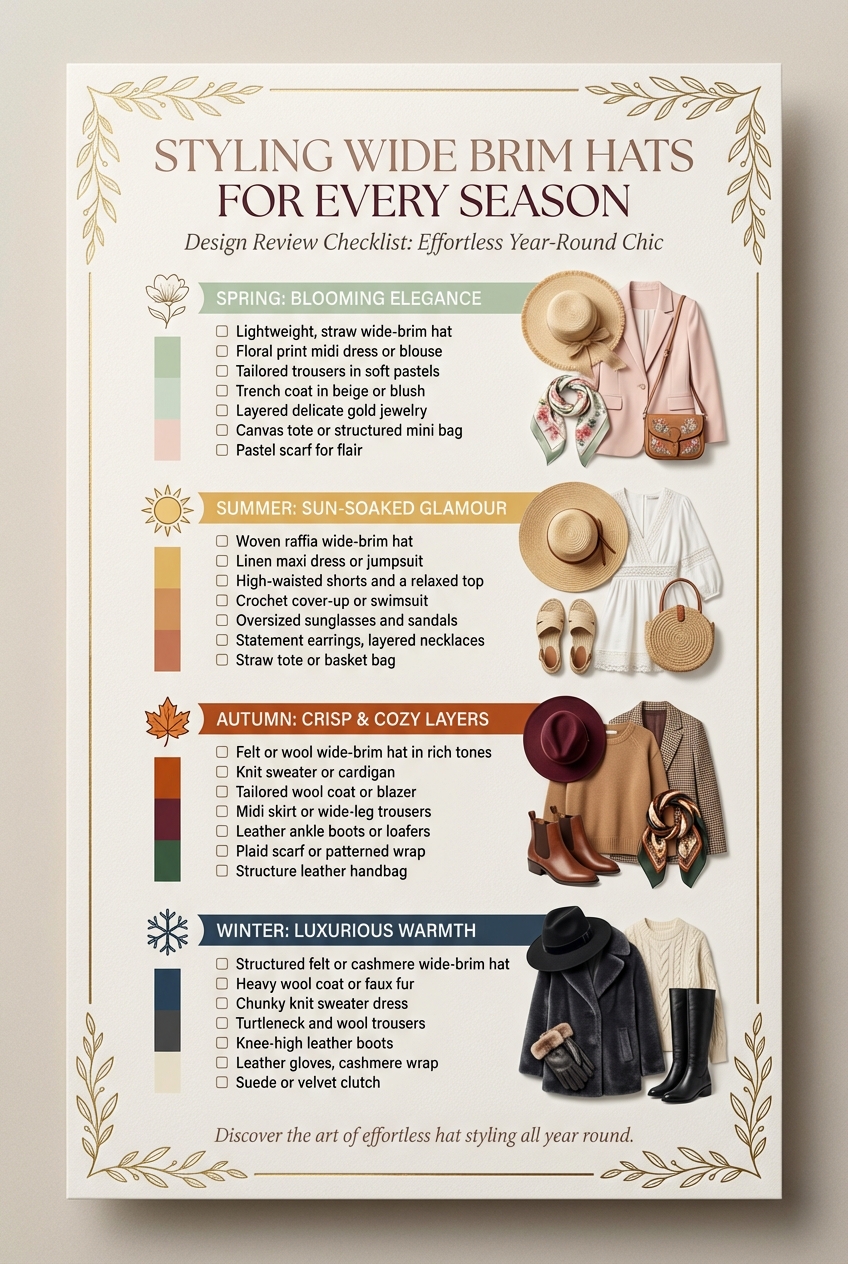 Styling Wide Brim Hats For Every Season - photo 5