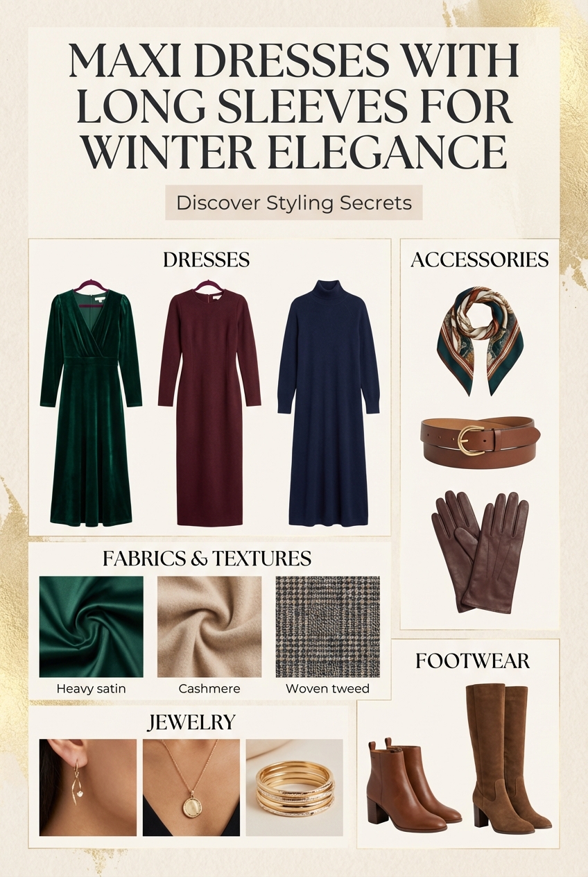 Maxi Dresses With Long Sleeves For Winter Elegance - photo 4