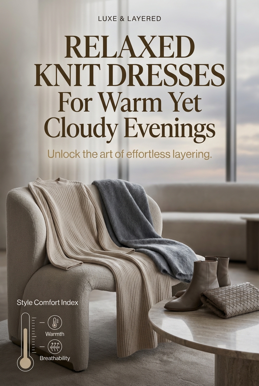 Relaxed Knit Dresses For Warm Yet Cloudy Evenings - photo 3