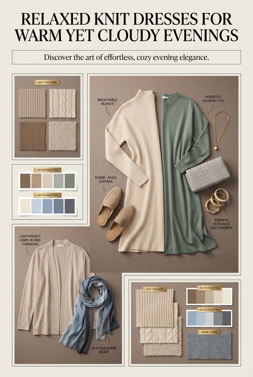 Relaxed Knit Dresses For Warm Yet Cloudy Evenings - photo 4