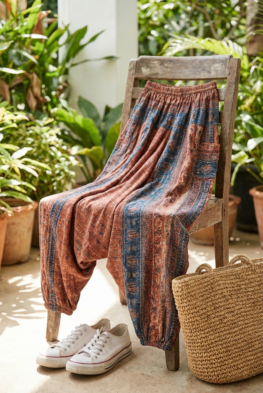Relaxed Harem Pants For Unique Streetwear