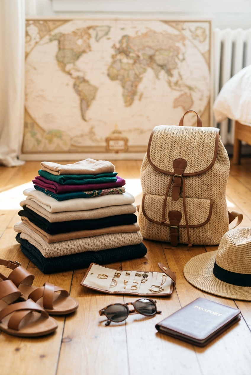Packing Light Travel Friendly Capsule Wardrobe Tips