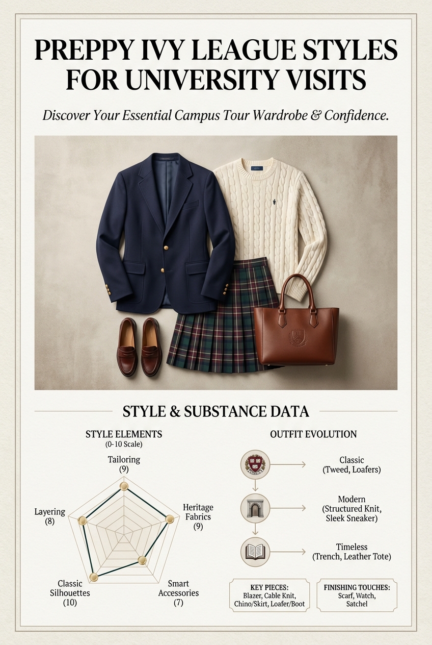 Preppy Ivy League Styles For University Visits - photo 3