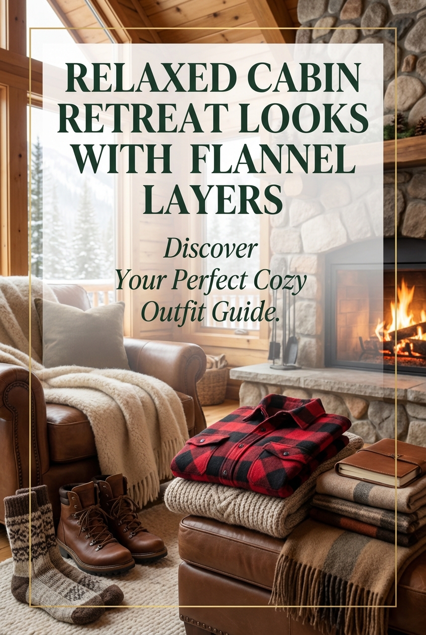 Relaxed Cabin Retreat Looks With Flannel Layers - photo 2