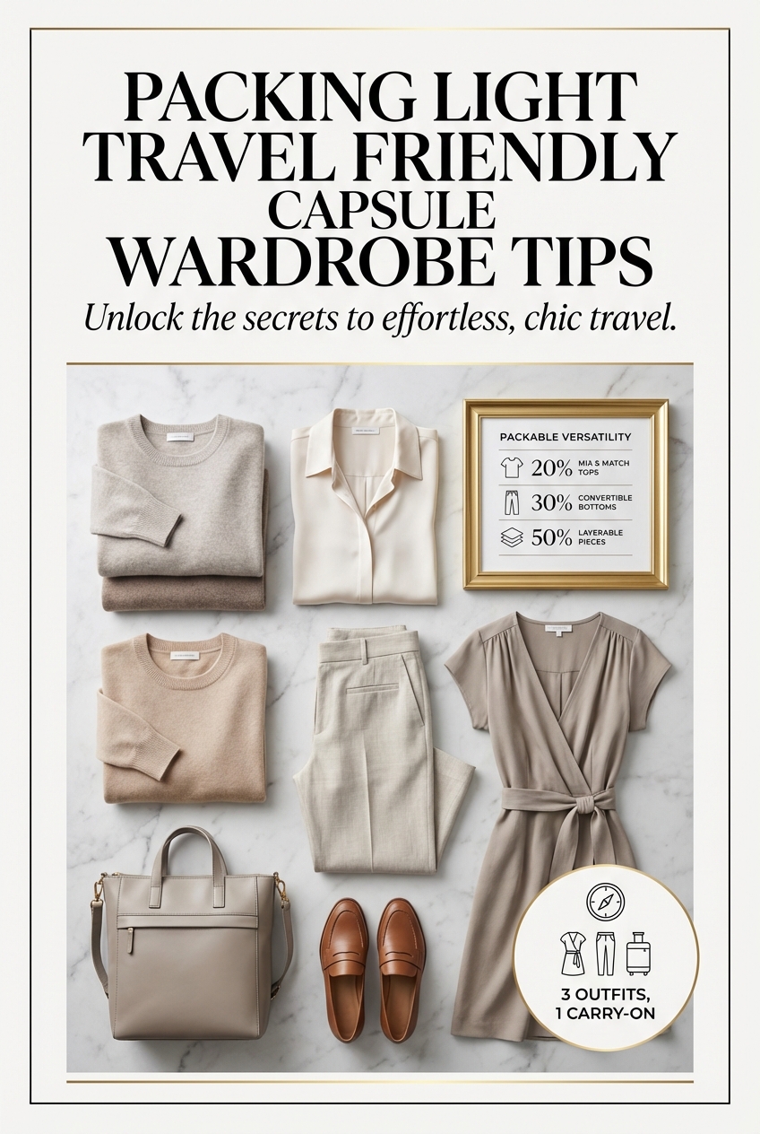 Packing Light Travel Friendly Capsule Wardrobe Tips - photo 3