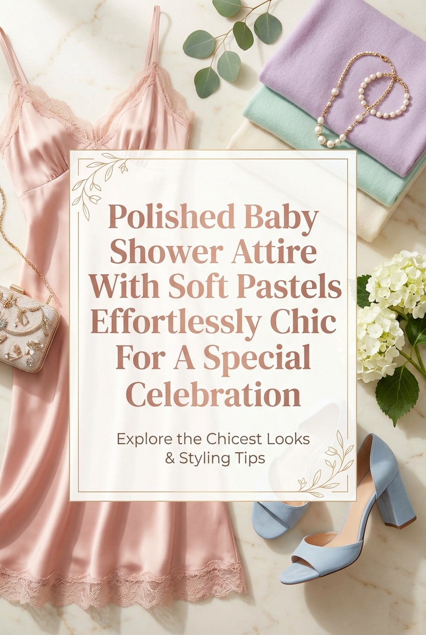 Polished Baby Shower Attire With Soft Pastels Effortlessly Chic For A Special Celebration - photo 2