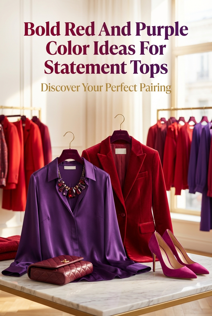 Bold Red And Purple Color Ideas For Statement Tops - photo 2