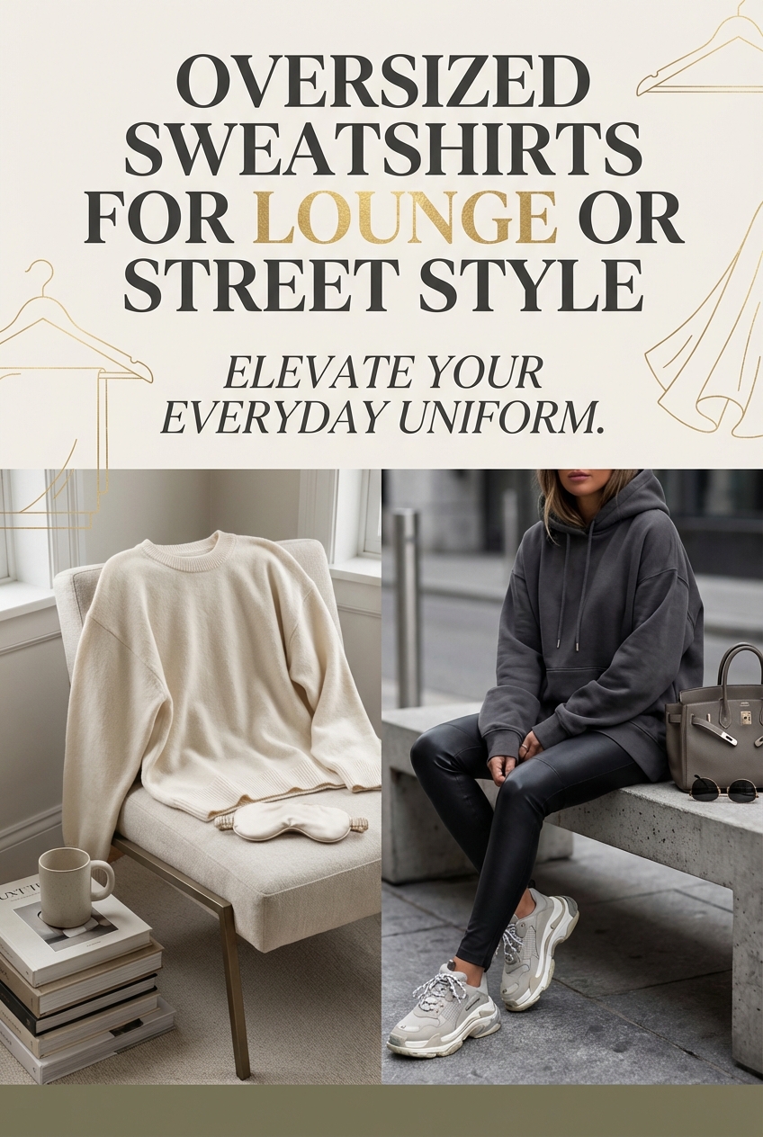 Oversized Sweatshirts For Lounge Or Street Style - photo 2