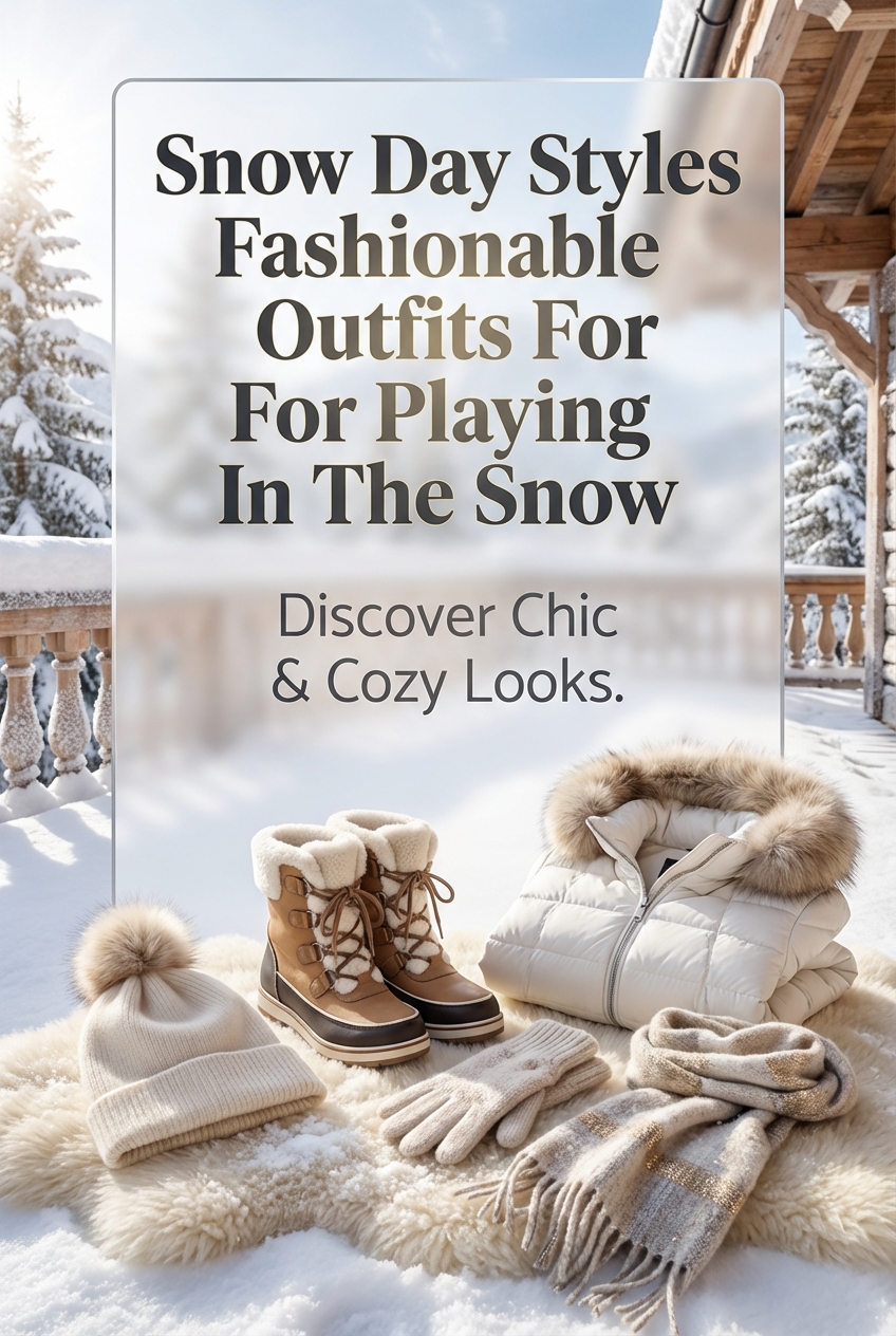 Snow Day Styles Fashionable Outfits For Playing In The Snow - photo 2