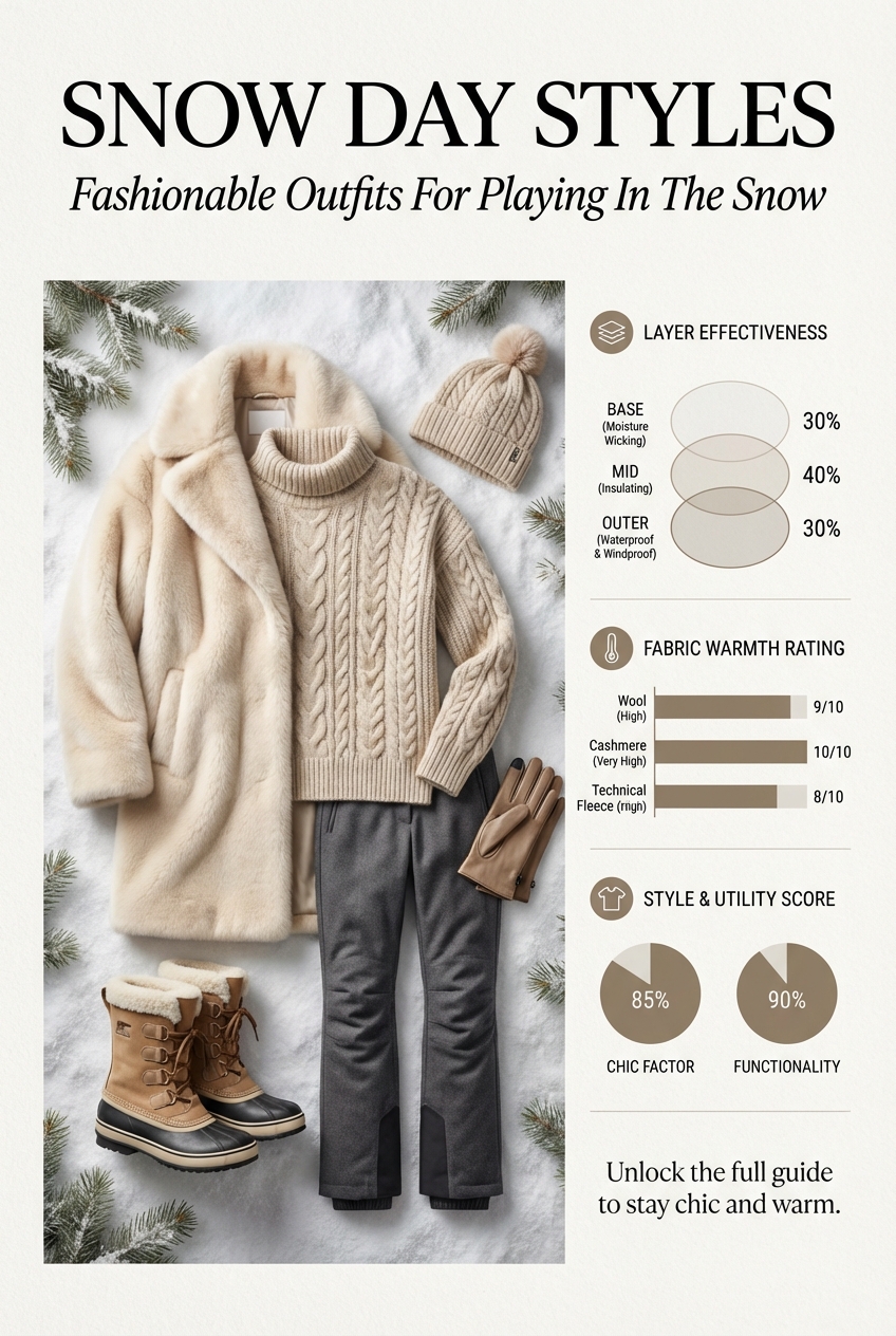 Snow Day Styles Fashionable Outfits For Playing In The Snow - photo 3