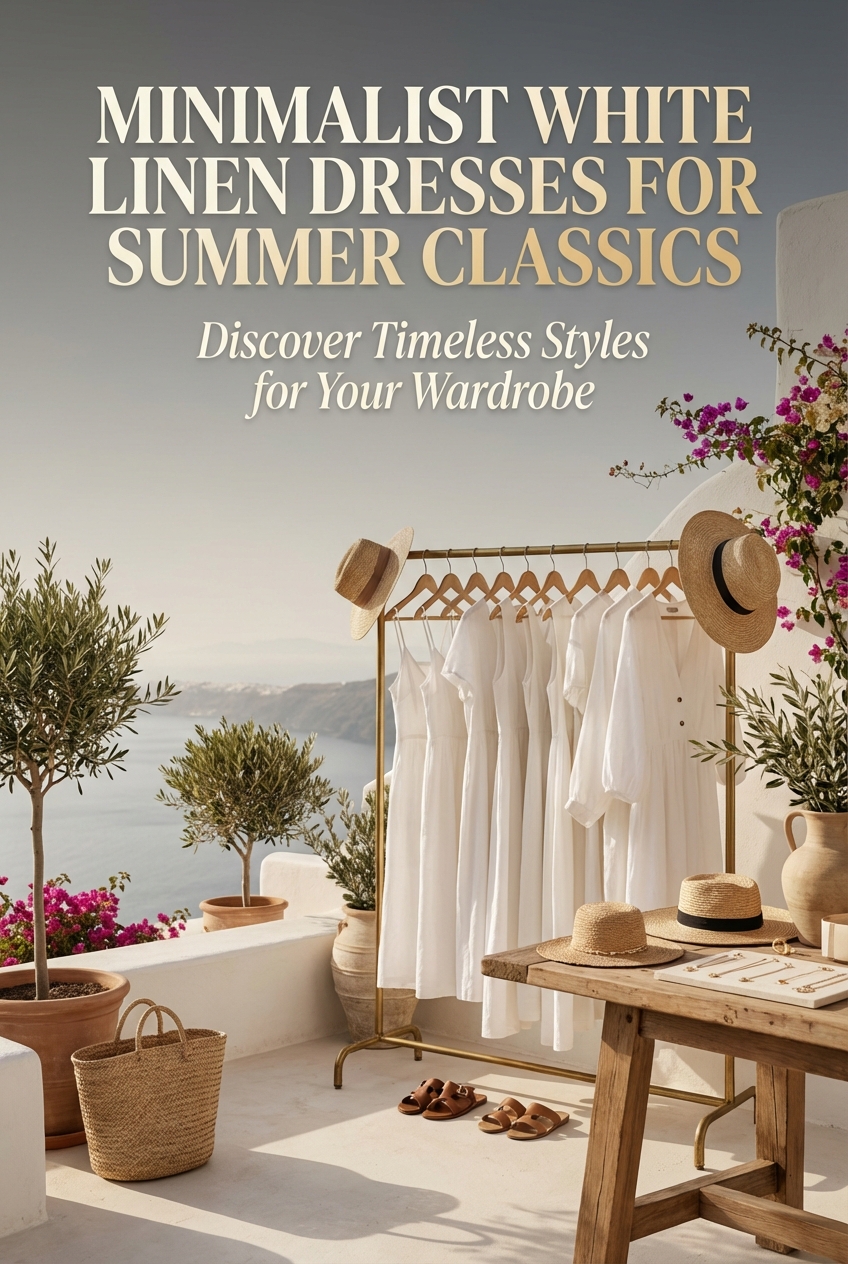 Minimalist White Linen Dresses For Summer Classics - photo 2