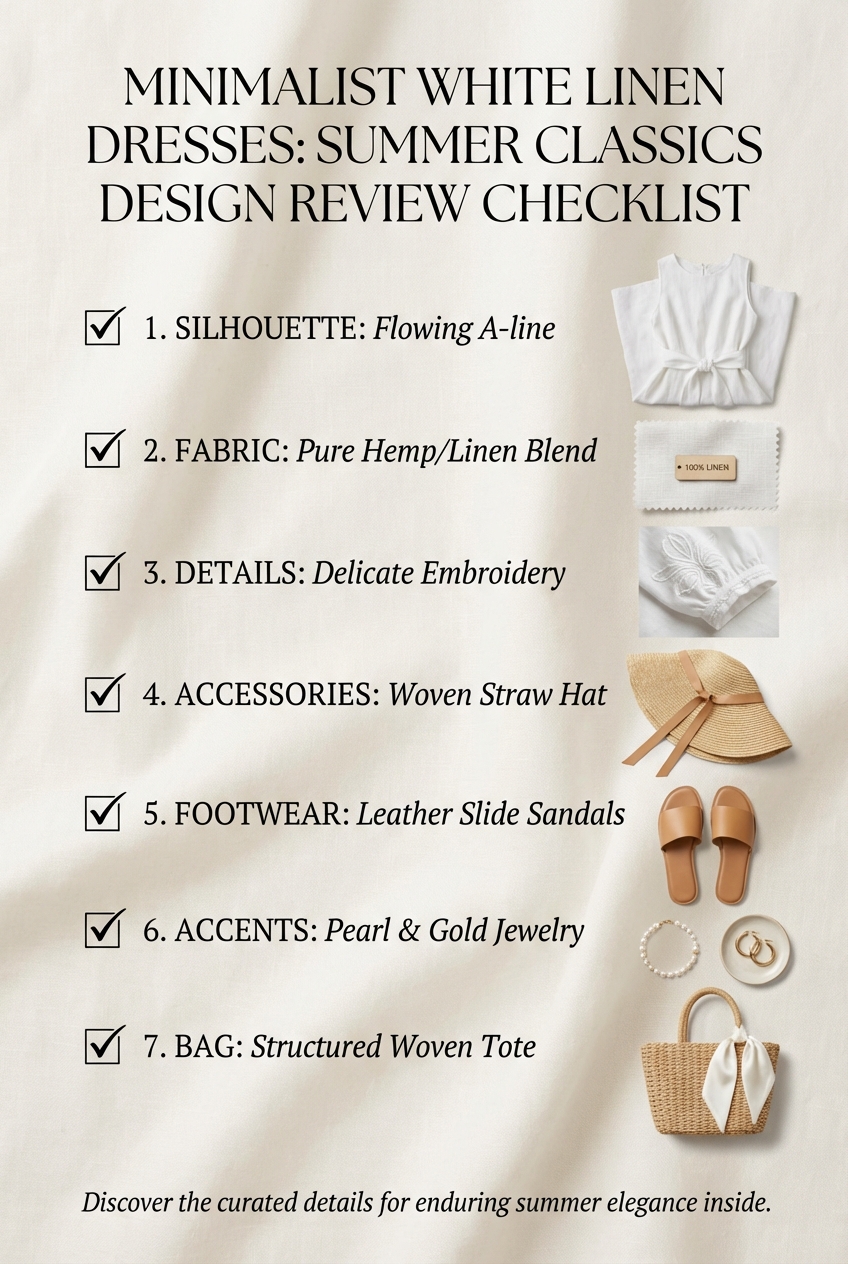 Minimalist White Linen Dresses For Summer Classics - photo 5