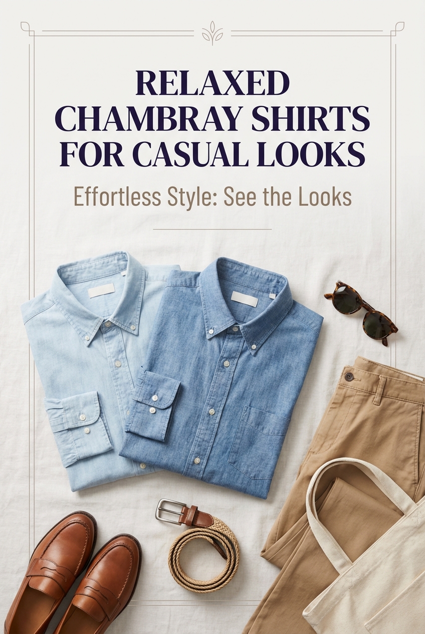 Relaxed Chambray Shirts For Casual Looks - photo 2