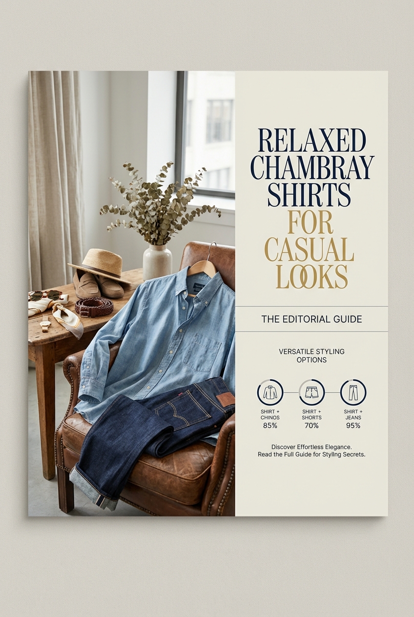Relaxed Chambray Shirts For Casual Looks - photo 3