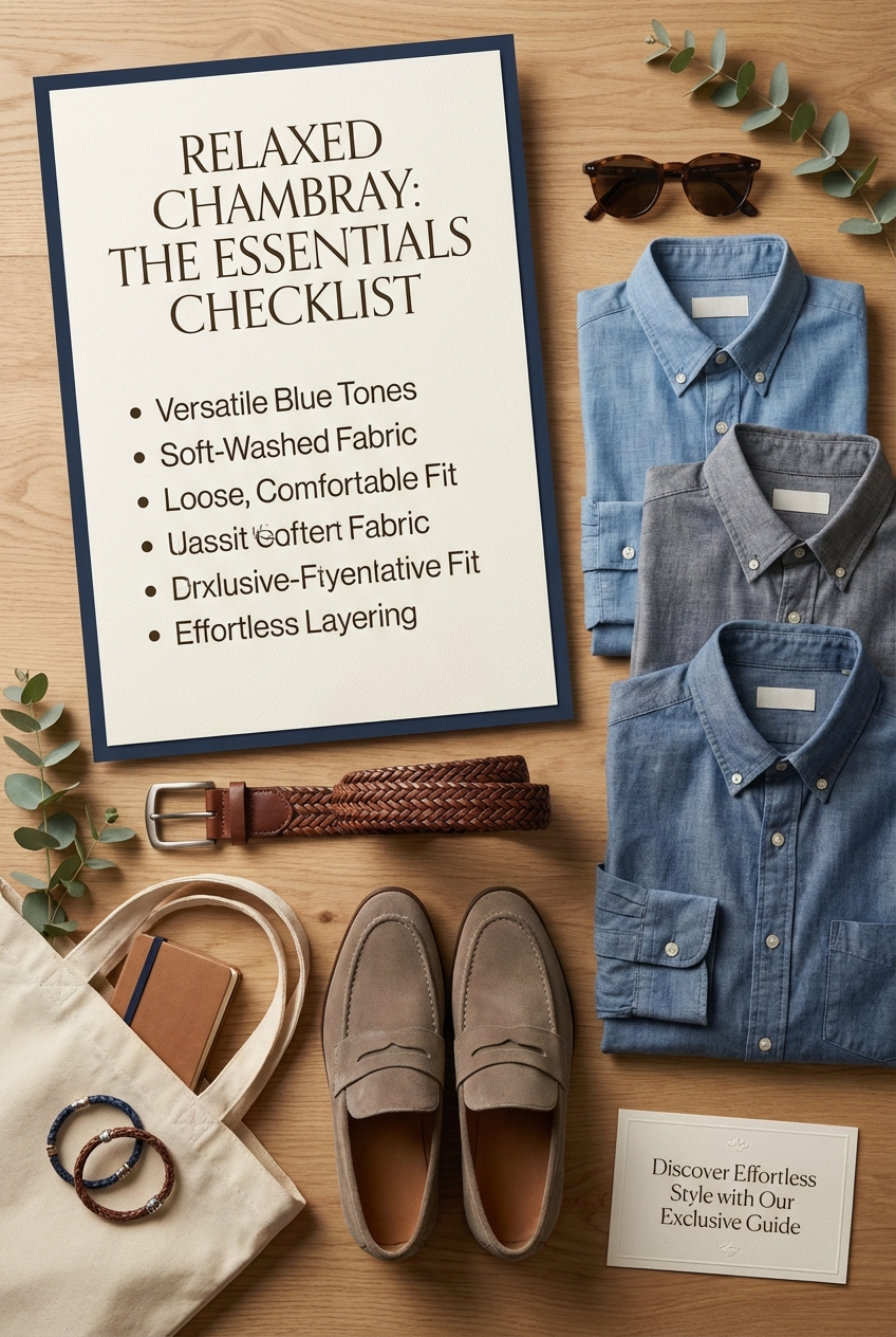 Relaxed Chambray Shirts For Casual Looks - photo 5