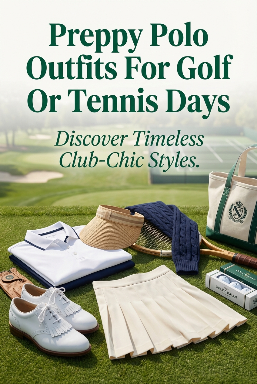 Preppy Polo Outfits For Golf Or Tennis Days - photo 2