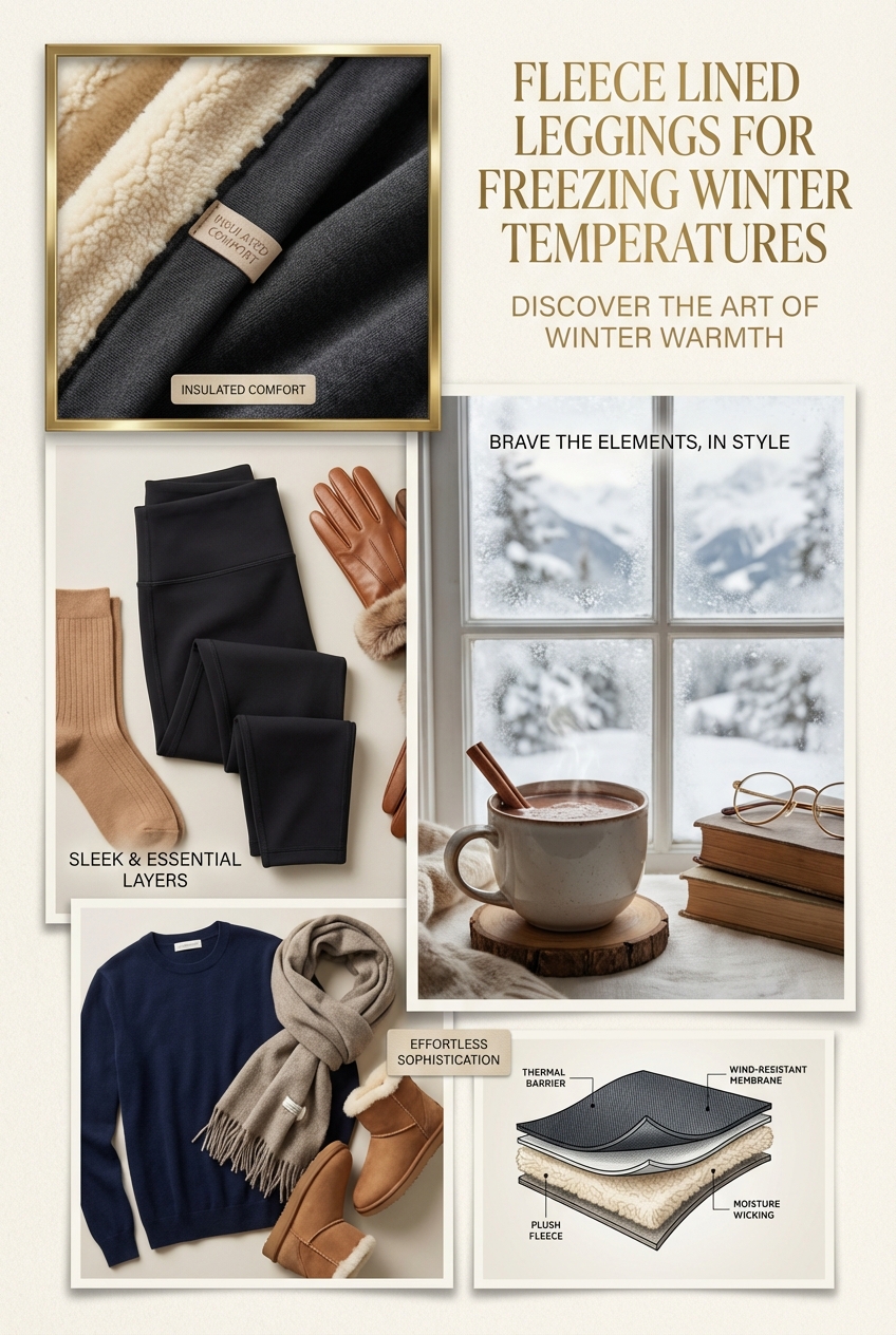 Fleece Lined Leggings For Freezing Winter Temperatures - photo 4