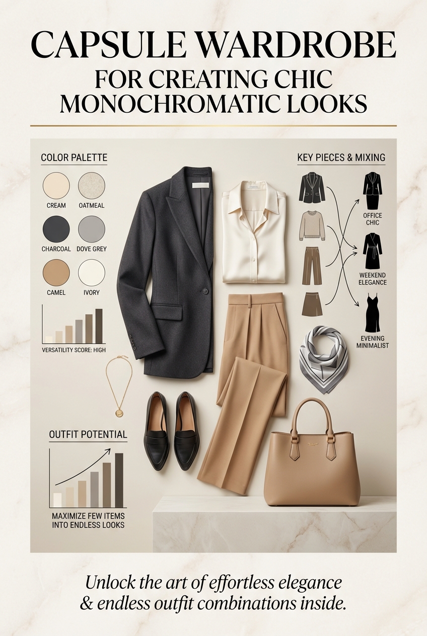 Capsule Wardrobe For Creating Chic Monochromatic Looks - photo 3