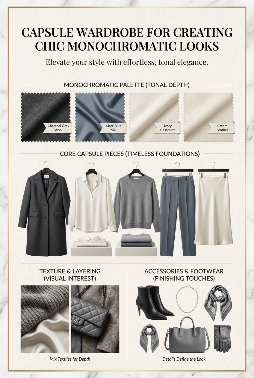Capsule Wardrobe For Creating Chic Monochromatic Looks - photo 4